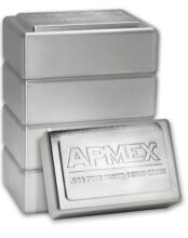 1 kilo Silver Bar - APMEX (Stackable)