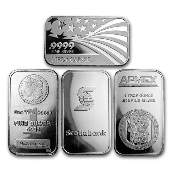 1 oz Silver Bar - Secondary Market 1 oz Silver Bar - Secondary Market