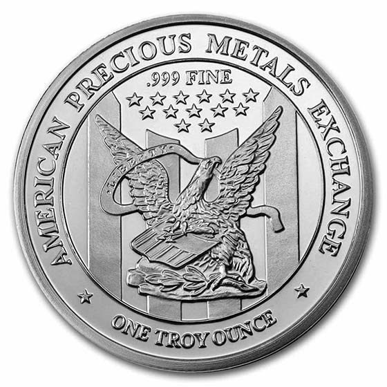 1 oz Silver Round - APMEX 1 oz Silver Round - APMEX