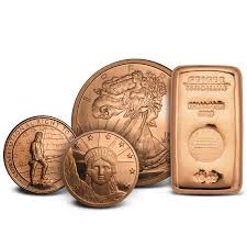 Copper Coins, Bars