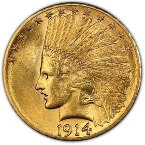 Indian $10 Eagle (1907-1933) MS62 obverse
