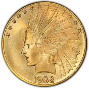 Indian $10 Eagle (1907-1933) MS66 obverse