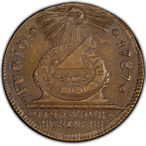 1787 Fugio Cent obv