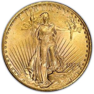 Saint-Gaudens $20 Double Eagle (1907-1933) MS64 obverse