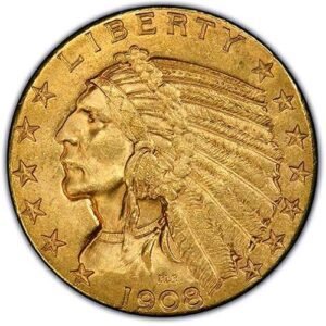 Indian $5 Half Eagle (1908-1929) MS62 obverse