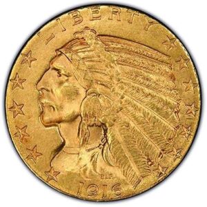 Indian $5 Half Eagle (1908-1929) MS63 obverse