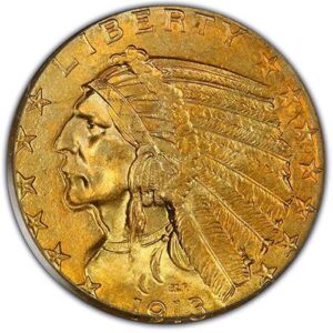 Indian $5 Half Eagle (1908-1929) MS65 obverse