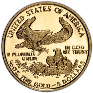 American Gold Eagle (1986 to Date) rev
