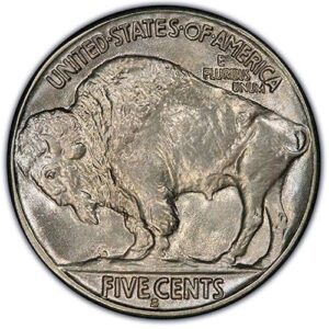 Buffalo Nickel (1913-1938) MS65 reverse