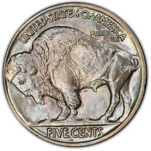 Buffalo Nickel (1913-1938) MS66 reverse