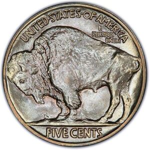 Buffalo Nickel (1913-1938) MS68 reverse