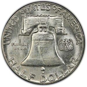 Franklin Half Dollar (1951) MS64 - BACK