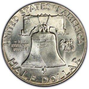 Franklin Half Dollar (1951) MS65 - Back