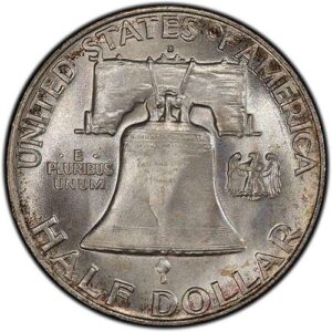 Franklin Half Dollar (1951) MS68 - Back