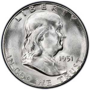 Franklin Half Dollar 1951