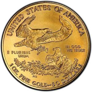 American Gold Eagle (1986 to Date) MS67 reverse