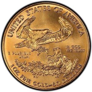 American Gold Eagle (1986 to Date) MS68 reverse