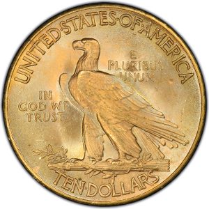 Indian $10 Eagle (1907-1933) rev