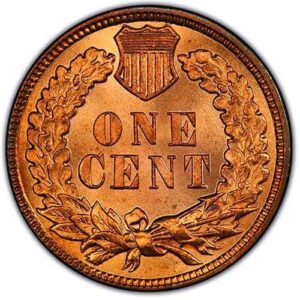 Indian Head Cent (1859-1909) MS65 RB reverse