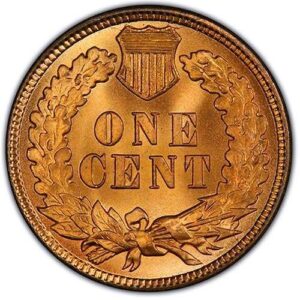 Indian Head Cent (1859-1909) MS66 RD reverse