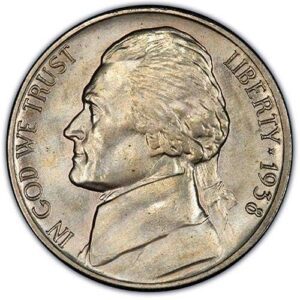 Jefferson Nickel (1938 to Date) MS65 obverse