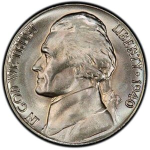 Jefferson Nickel (1938 to Date) MS68 obverse