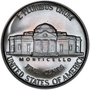 Jefferson Nickel (1938 to Date) rev