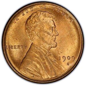 Lincoln Cent, Wheat Reverse (1909-1958) MS64 RD obverse