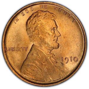 Lincoln Cent, Wheat Reverse (1909-1958) MS65 RD obverse