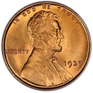 Lincoln Cent, Wheat Reverse (1909-1958) MS66 RD obverse
