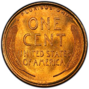 Lincoln Cent, Wheat Reverse (1909-1958) rev