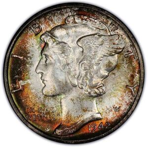 Mercury Dime (1916-1945) MS68 obverse