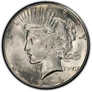 Peace Dollar (1921-1935) MS63 obverse