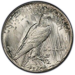 Peace Dollar (1921-1935) MS63 reverse