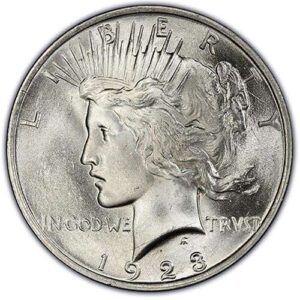 Peace Dollar (1921-1935) MS65 obverse