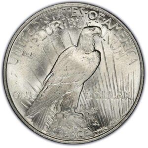 Peace Dollar (1921-1935) MS65 reverse