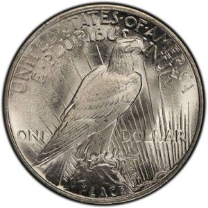 Peace Dollar (1921-1935) MS66 reverse