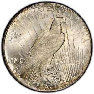 Peace Dollar (1921-1935) rev