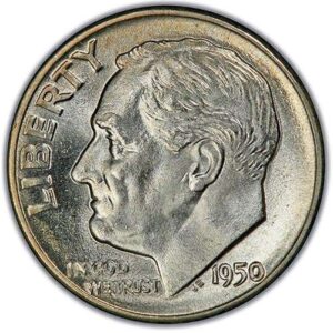 Roosevelt Dime (1946 to Date) MS65 obverse