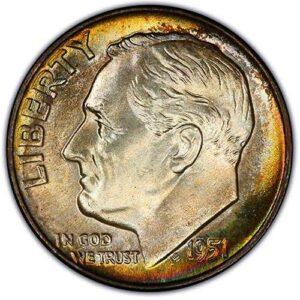 Roosevelt Dime (1946 to Date) MS68 obverse