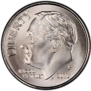 Roosevelt Dime (1946 to Date) MS69 obverse
