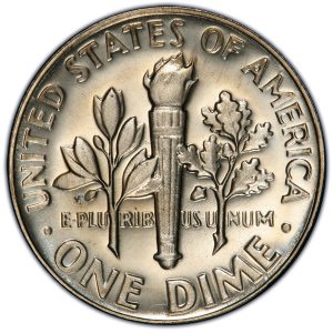 Roosevelt Dime (1946 to Date) rev