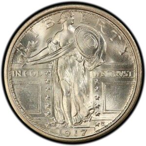 Standing Liberty Quarter (1916-1930) MS67 obverse