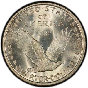 Standing Liberty Quarter (1916-1930) MS67 reverse