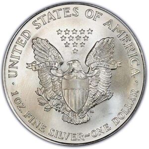 American Silver Eagle (1986 to Date) MS67 reverse