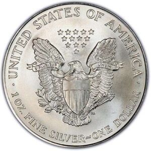 American Silver Eagle (1986 to Date) MS68 reverse