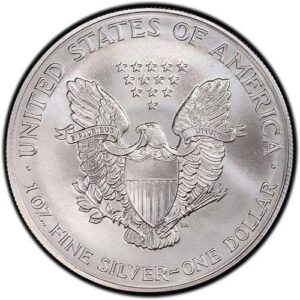 American Silver Eagle (1986 to Date) MS69 reverse
