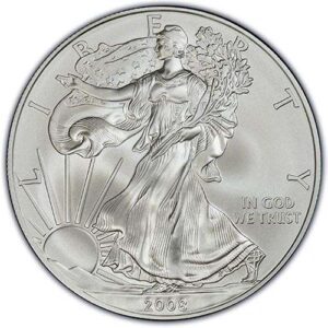 American Silver Eagle (1986 to Date) MS70 obverse
