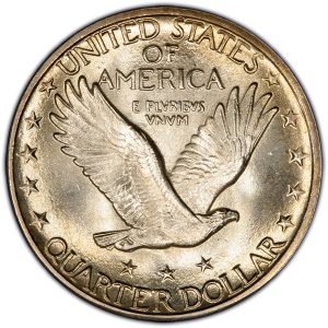Standing Liberty Quarter (1916-1930) rev