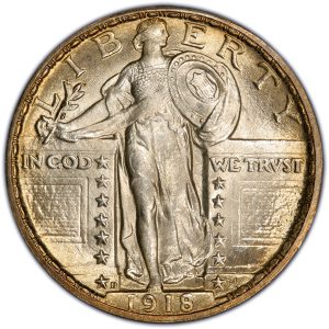 Standing Liberty Quarter (1916-1930)